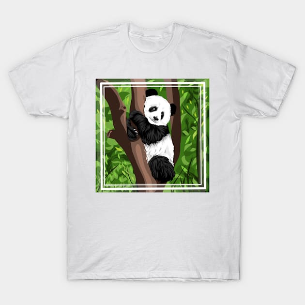 Panda T-Shirt by Fadmel